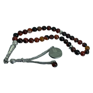 British Certified Natural Gems Brown Agate in luxurious box