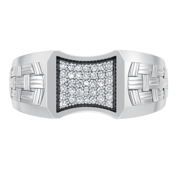 18K White Gold