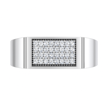 18K White Gold