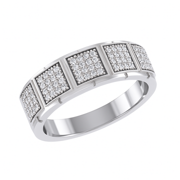 18K White Gold