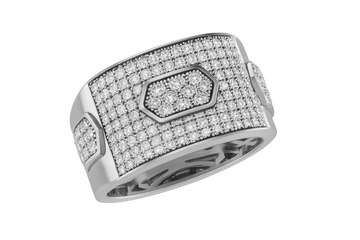 18K White Gold