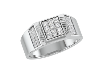 18K White Gold