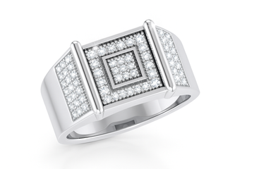 18K White Gold