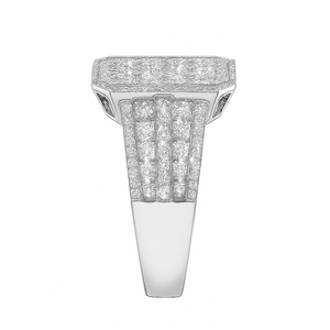 Beautiful 18K Lab-Grown Men  Diamond Ring