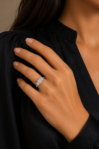 Trio sparkle ring