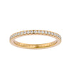 Lab Grown Diamond Band Ring In Yellow Gold