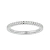 Lab Grown Diamond Band Ring In White Gold