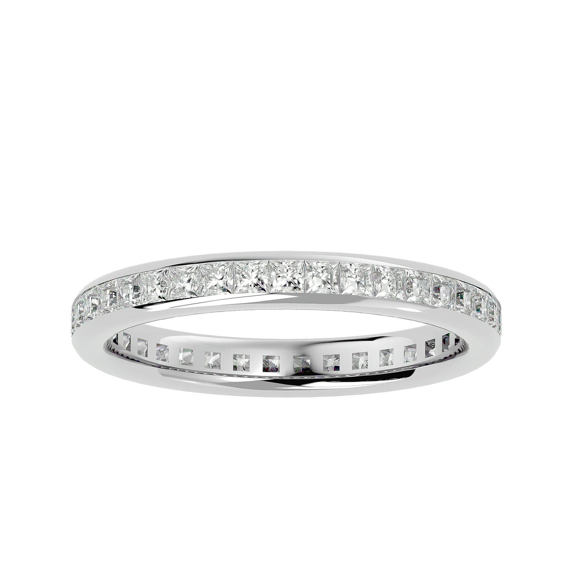 Lab Grown Diamond Band Ring In Platinum