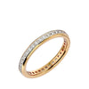 Lab Grown Diamond Band Ring In Yellow Gold