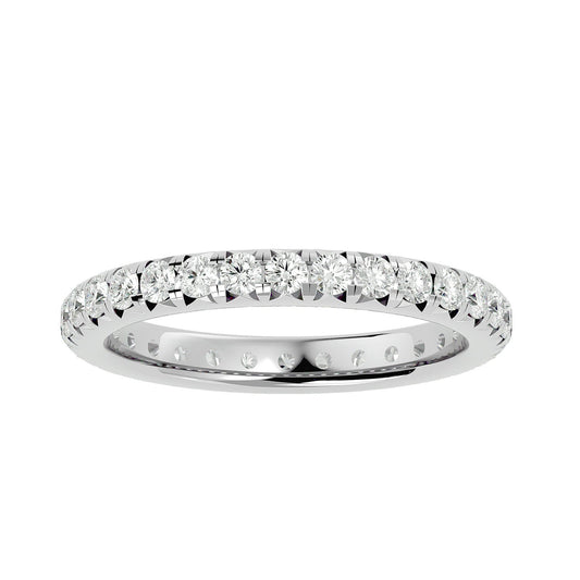 Lab Grown Diamond Band Ring In Platinum