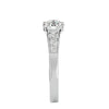 Lab Grown Round Diamond In Platinum Solitaire Ring