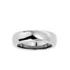 Classic: Heavy Men's White Gold Band Ring No Stones