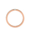 Lab Grown Princess Cut Diamond Mens Ring In Rose Gold