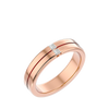 Lab Grown Princess Cut Diamond Mens Ring In Rose Gold