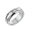 Lab Grown Diamond Men's Platinum Band Ring