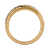 Lab Grown Diamond Men's Yellow Gold Band Ring