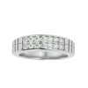 Beautiful Lab Grown Round Cut Diamond Mens Ring In Platinum