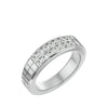 Beautiful Lab Grown Round Cut Diamond Mens Ring In Platinum