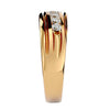 Lab Grown Diamond Men's Yellow Gold Band Ring