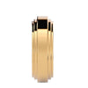 Bold: Heavy Men's Band Ring In Yellow Gold No Stones