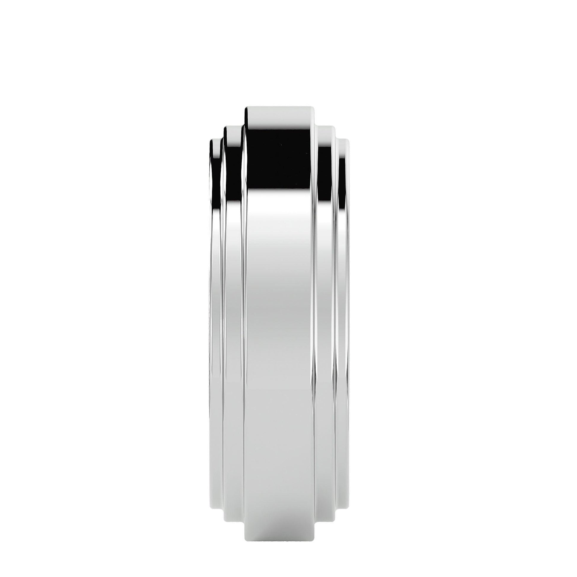 Bold: Men's Platinum Band Ring No Stones