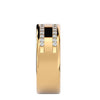 Lab Grown Diamond Men's Yellow Gold Band Ring