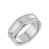 Lab Grown Diamond Men's Platinum Band Ring