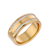 Lab Grown Diamond Men's Yellow Gold Band Ring