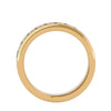 Lab Grown Diamond Men's Yellow Gold Band Ring