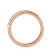 Lab Grown Diamond Men's Rose Gold Band Ring