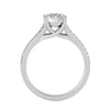 Lab Grown Diamond In White Gold Halo Ring