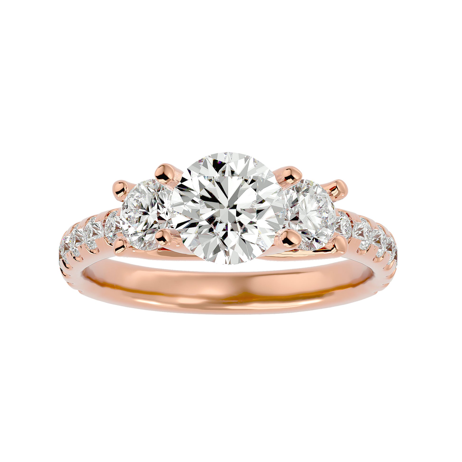 Threefold Elegance Ring