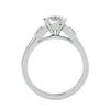 Lab Grown Round Cut Diamond In White Gold Three Stone Ring