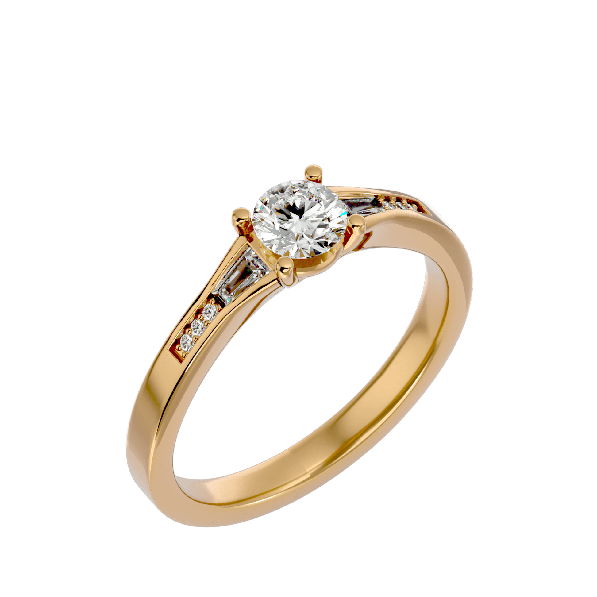 Stunning Lab Grown New Round Cut Diamond Solitaire Ring