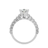 Lab Grown Diamond In White Gold Solitaire Ring