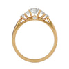 Lab Grown Round Diamond Solitaire Ring In Yellow Gold