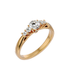 Lab Grown Round Diamond Solitaire Ring In Yellow Gold