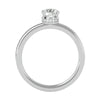 Lab Grown Diamond In White Gold Solitaire Ring