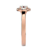 Lab Grown Round Diamond Solitaire Ring In Rose Gold