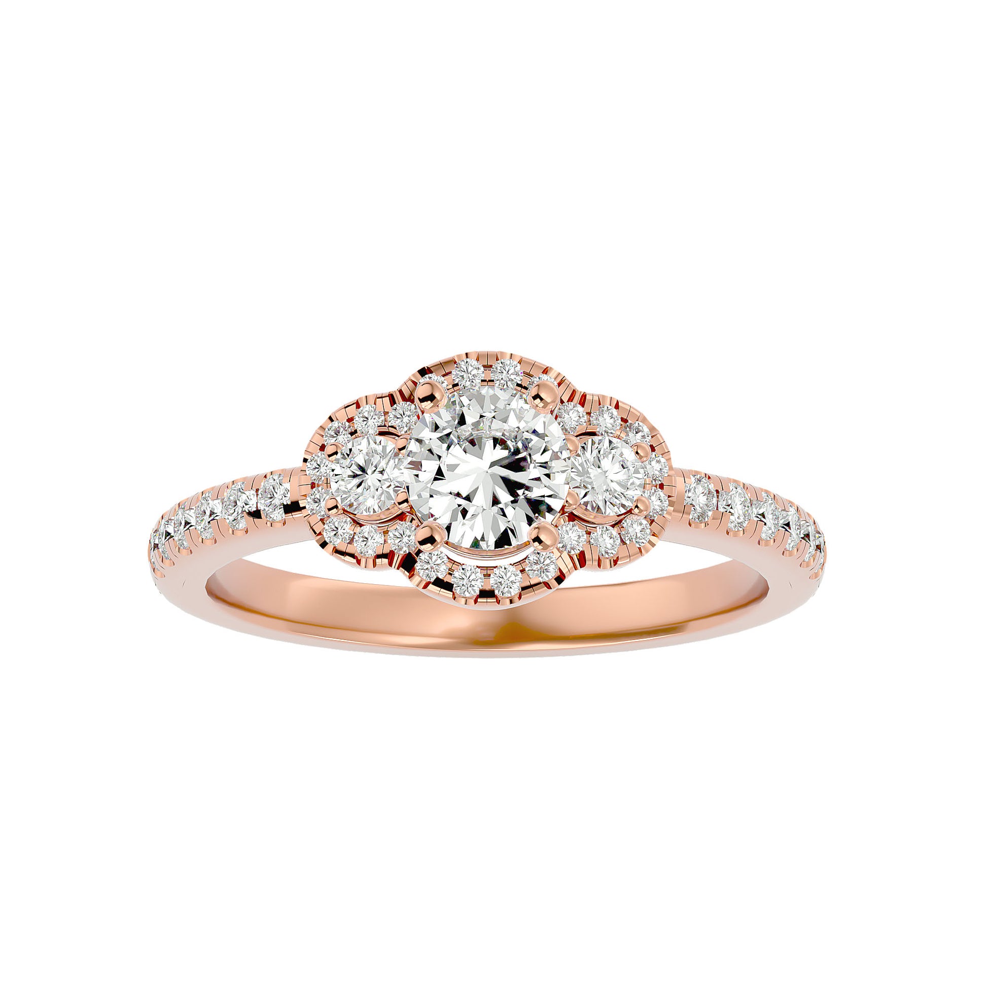Trinity Flame Ring