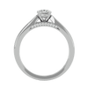 Lab Grown Round Diamond Solitaire Ring In Platinum