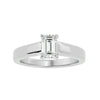 Ageless Lab Grown Emerald Cut Diamond Solitaire Ring In Platinum