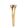 Ageless Lab Grown Emerald Cut Diamond Solitaire Ring In Yellow Gold