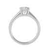 Lab Grown Princess Cut Diamond In White Gold Solitaire Ring