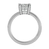 Lab Grown Princess Cut Diamond In White Gold Solitaire Ring