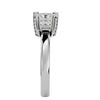 Lab Grown Princess Cut Diamond In White Gold Solitaire Ring