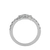 Lab Grown Round Cut Diamond Halo Ring In Platinum