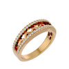 Lab Grown Round Diamond Band Ring In Yellow Gold