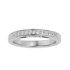 Lab Grown Princess Cut Diamond Couples Band Ring In Platinum