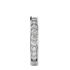 Lab Grown Round Cut Diamond Eternity Band Ring In Platinum